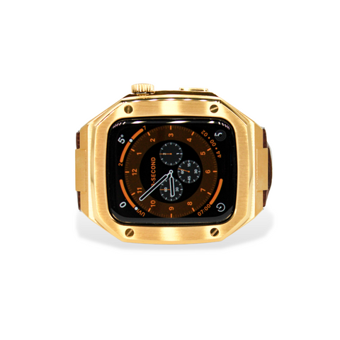 Aurum Brown Apple Watch Case - Gold